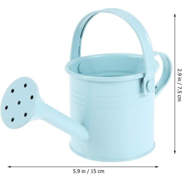 2pcs Watering Can Bucket for Garden Outdoor Watering (Red and Light Blue) - Picture 8 of 8